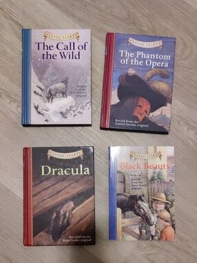 Assorted Lot Of "Classic Starts" Books For Young Readers Abridged Y2K Retro